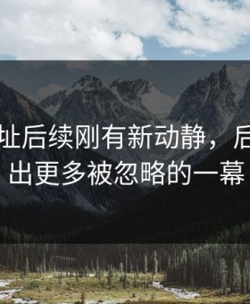 51网网址后续刚有新动静，后面又牵出更多被忽略的一幕